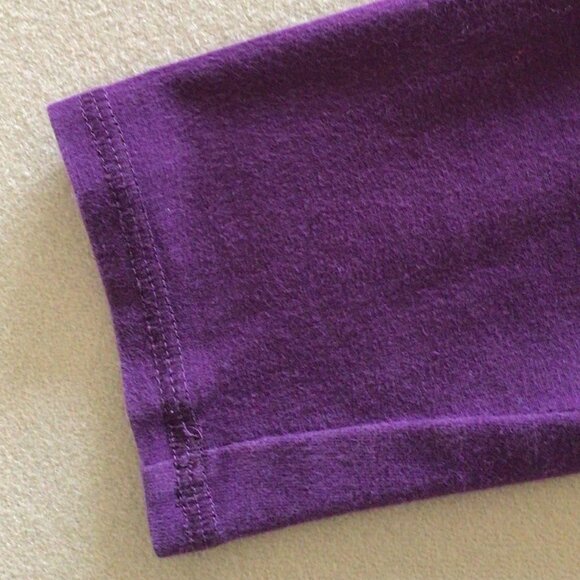 Authentic Burberry London 100% Cotton Purple top - Size XS / XXS - Picture 11 of 15